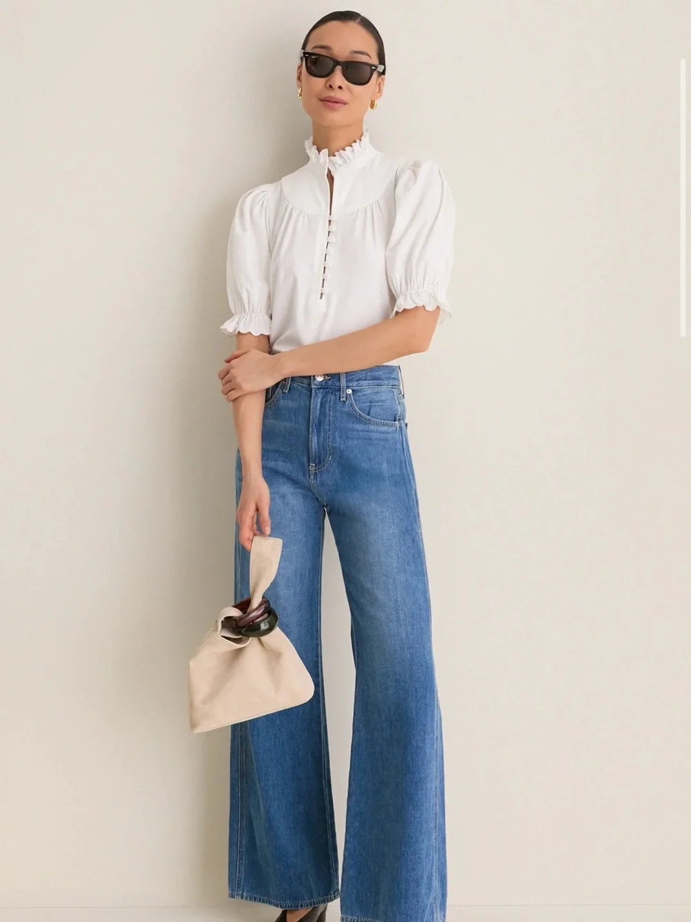 Pomander Place White Selena Blouse
